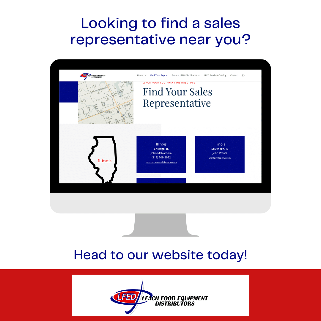 Find Your Sales Representative Today!