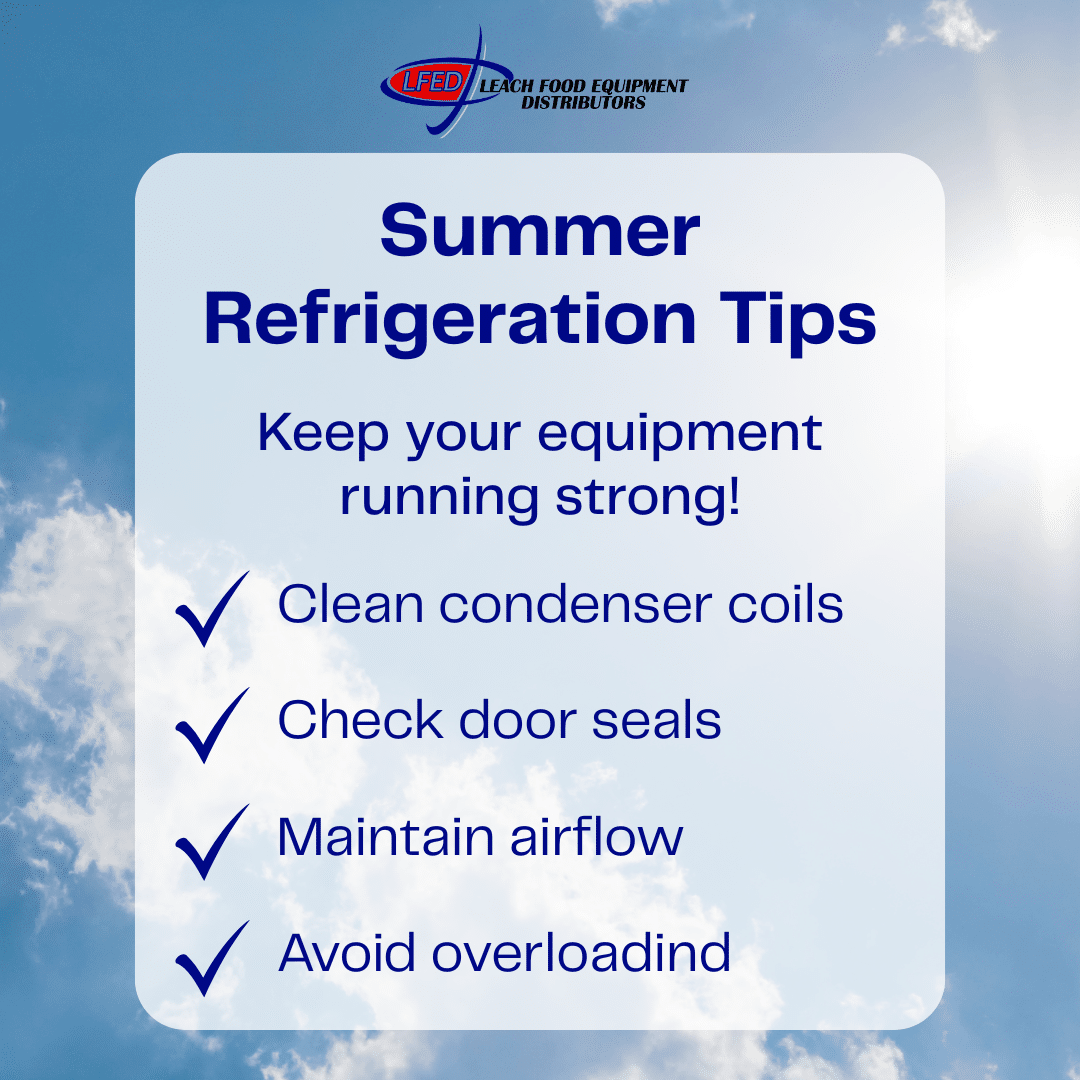 Summer Refrigeration Tips